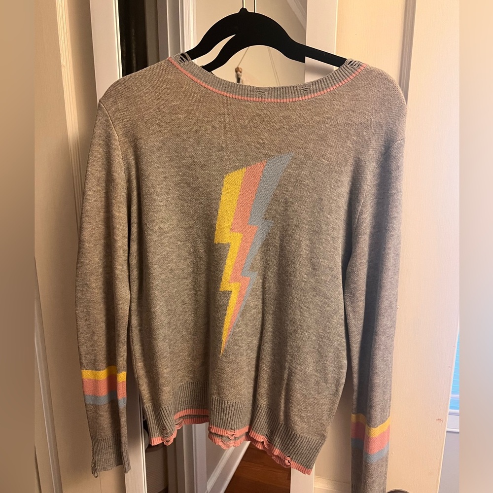 Kendall Lane Lightning bolt sweater